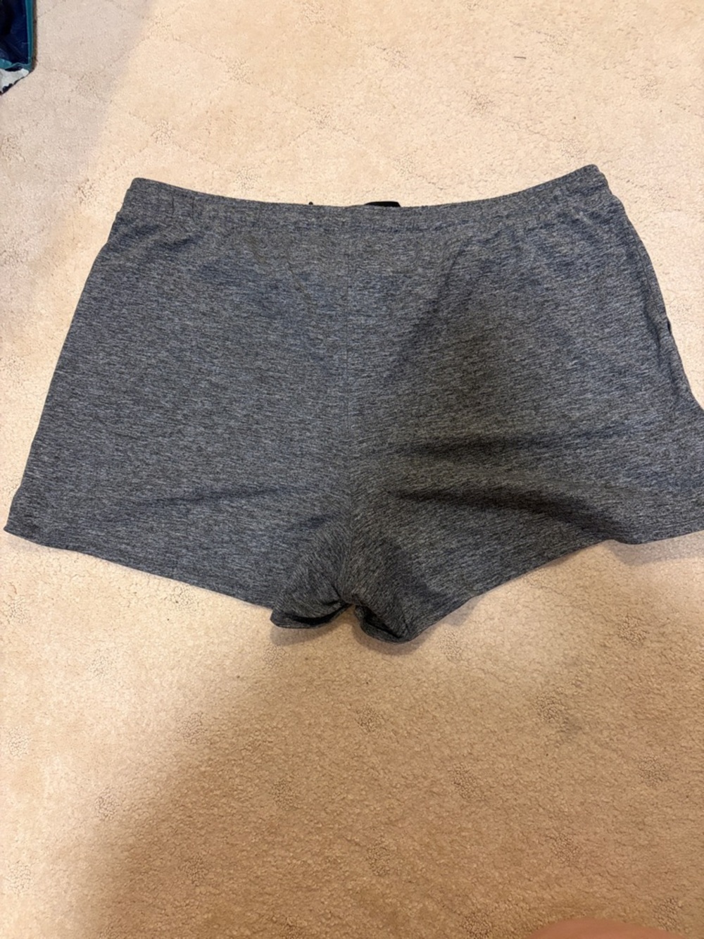 Gap Fit Women's Heather Charcoal Lounge Shorts with Drawstring XL - Picture 3 of 3